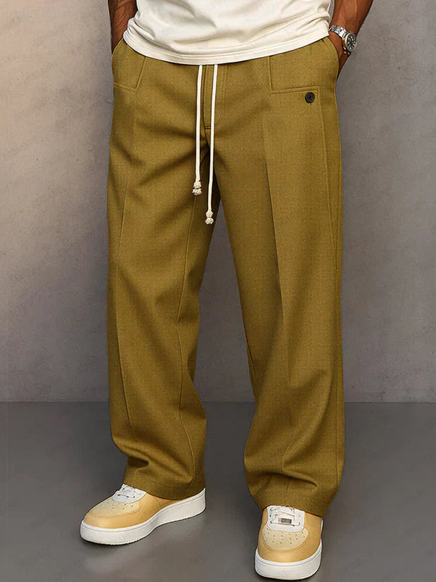 Sur™ | Elegant Pants with Adjustable Drawstring