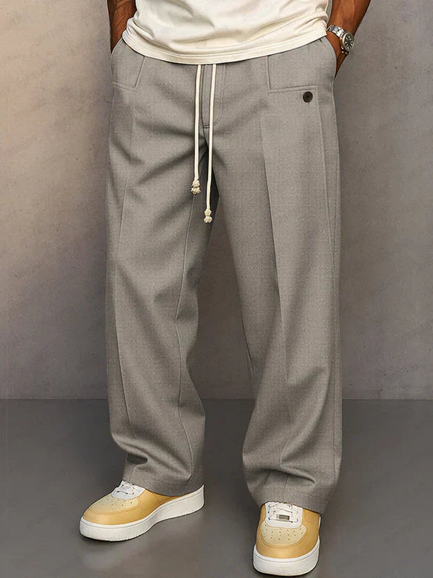 Sur™ | Elegant Pants with Adjustable Drawstring