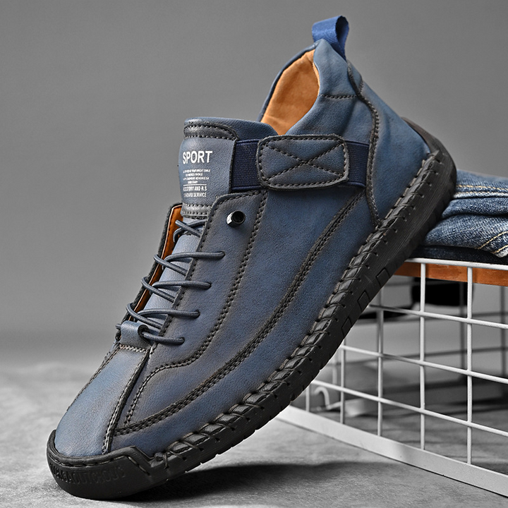 Calder Zapatilla de Cuero Hecha a Mano