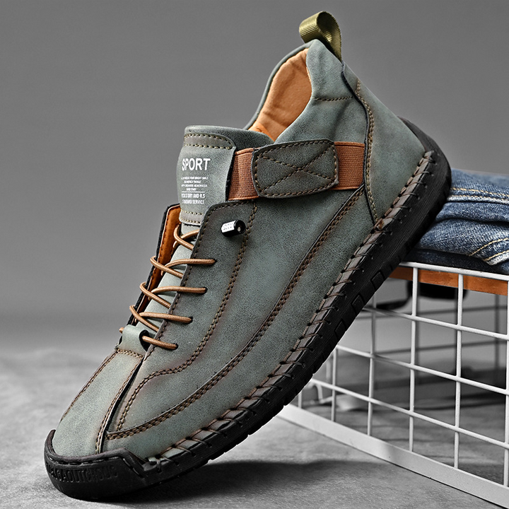 Calder Zapatilla de Cuero Hecha a Mano