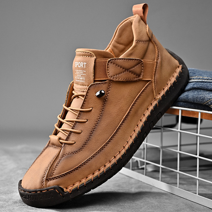 Calder Zapatilla de Cuero Hecha a Mano