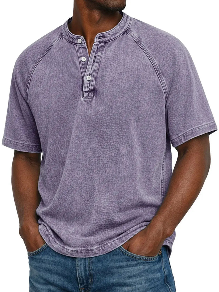 Édouard | Camisa Vintage de Algodón Botonada