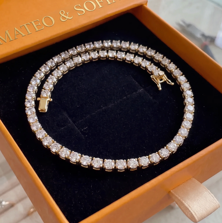 Tennis bracelet | Gold