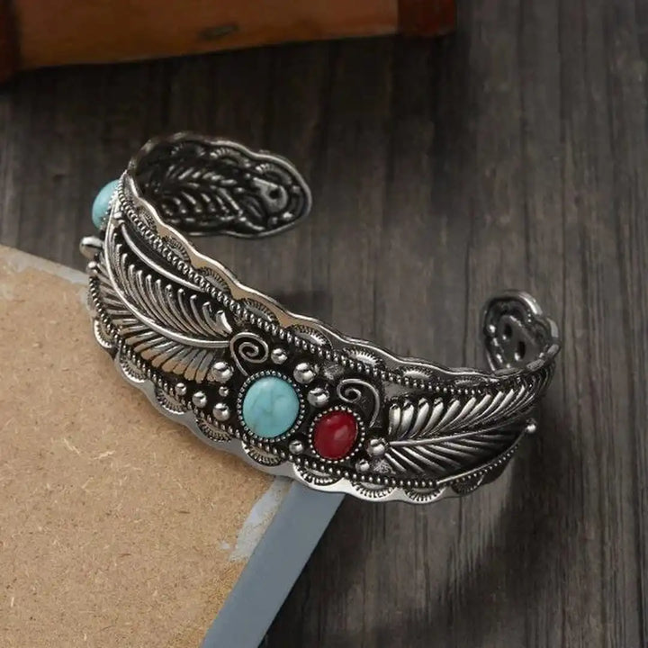 Pulsera de Plata y Oro Turquesa Mesina