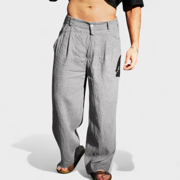 Lars | Pantalón Oversize de Lino