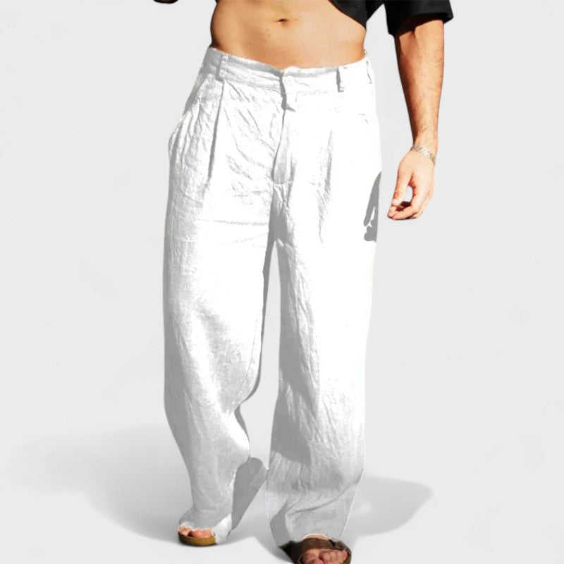 Lars | Pantalón Oversize de Lino