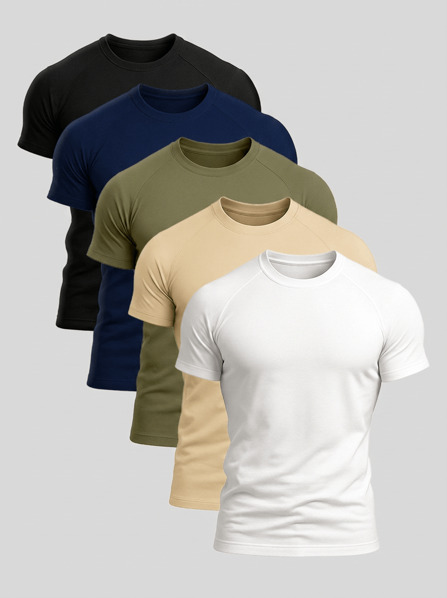 5-Pack Reid Crew T-Shirts