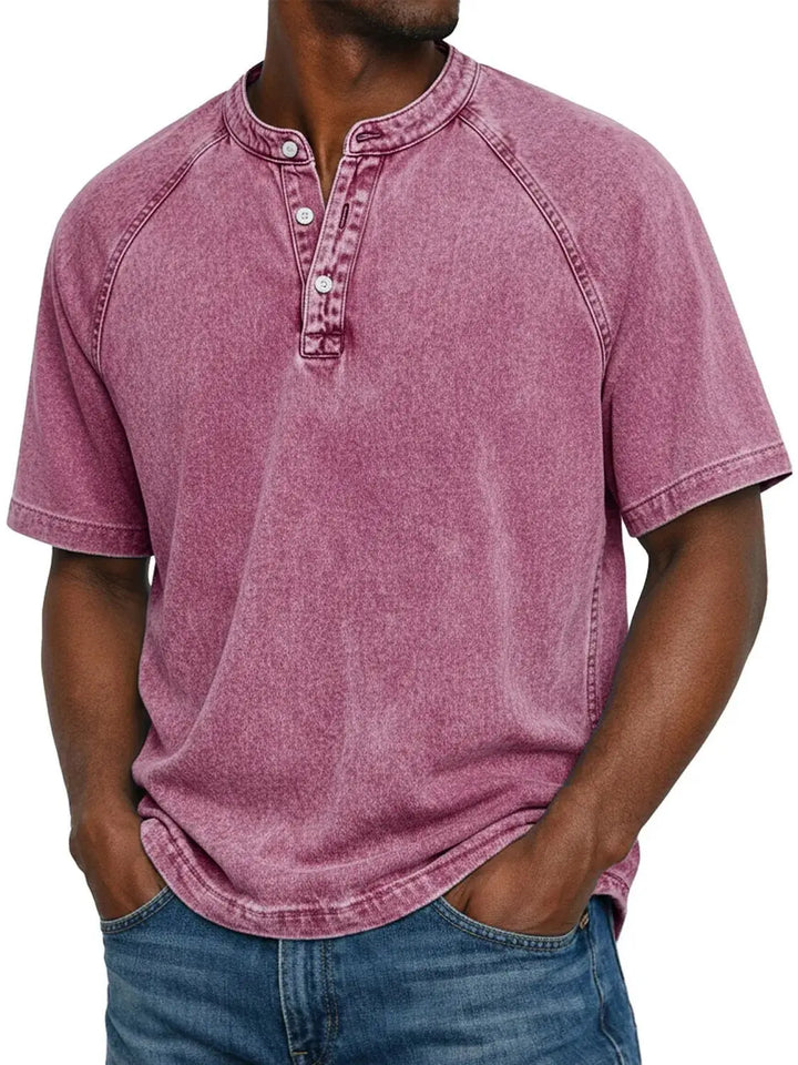 Édouard | Camisa Vintage de Algodón Botonada