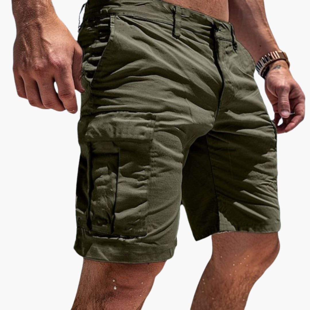 Lucas | Pantalones cortos cargo para hombre con múltiples bolsillos