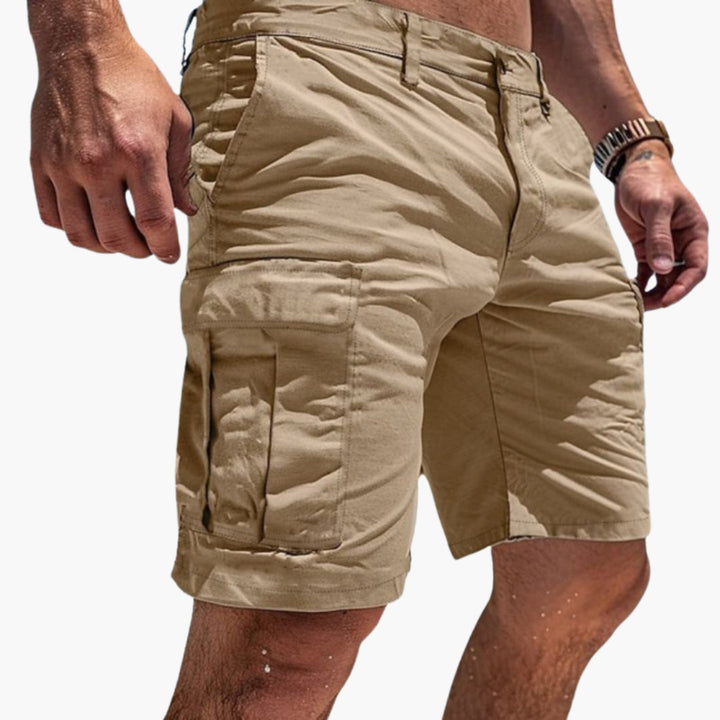 Lucas | Pantalones cortos cargo para hombre con múltiples bolsillos