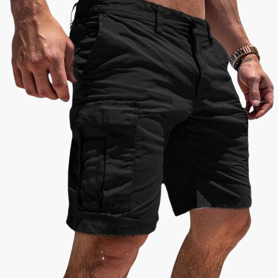 Lucas | Pantalones cortos cargo para hombre con múltiples bolsillos