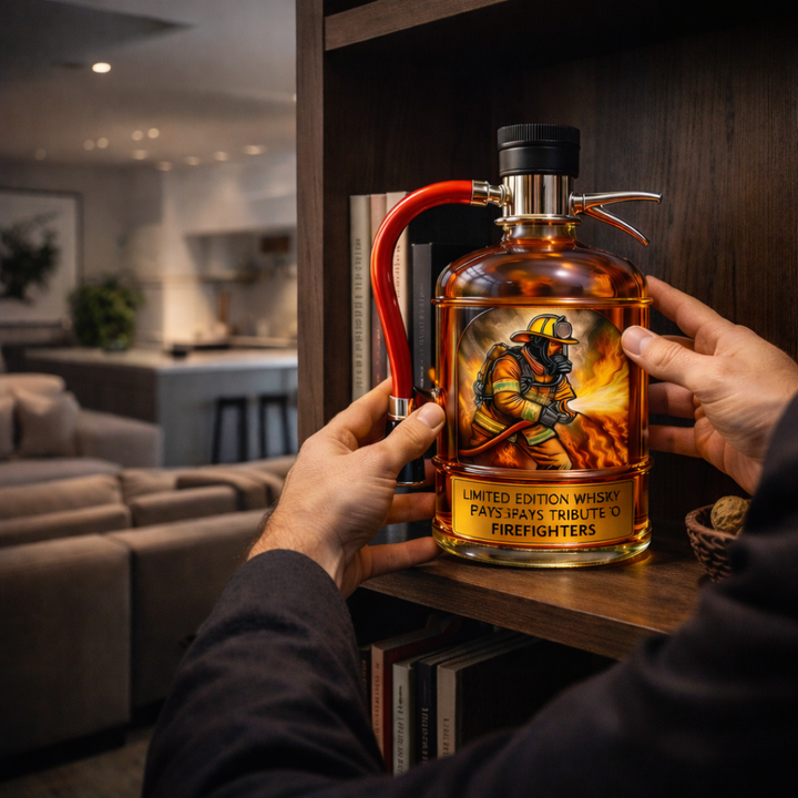 Botella de Whisky - Edición Extintor de Incendios