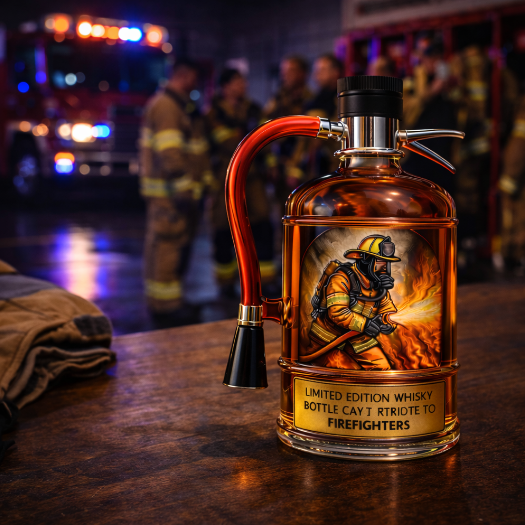 Botella de Whisky - Edición Extintor de Incendios