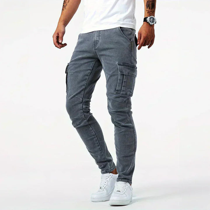 ALEX™ | ELASTIC CARGO JEANS