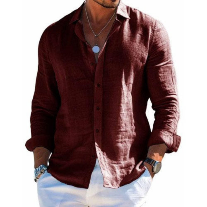 Cazel | Camisa elegante de tejido transpirable