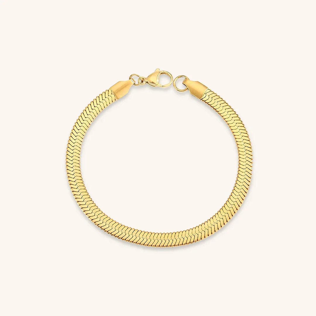 Pulsera Herringbone Lustrosa Vida