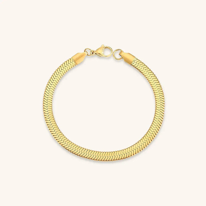 Pulsera Herringbone Lustrosa Vida