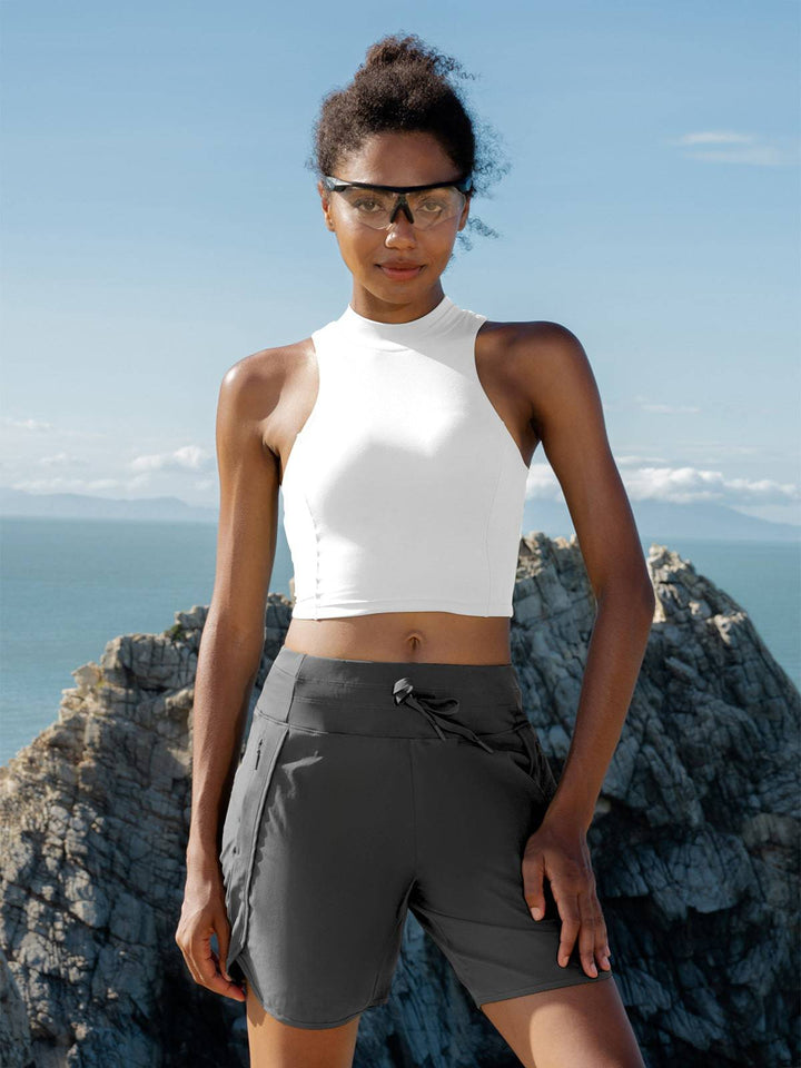 Pantalones Cortos Utilitarios Activos de 7 Pulgadas para Mujeres