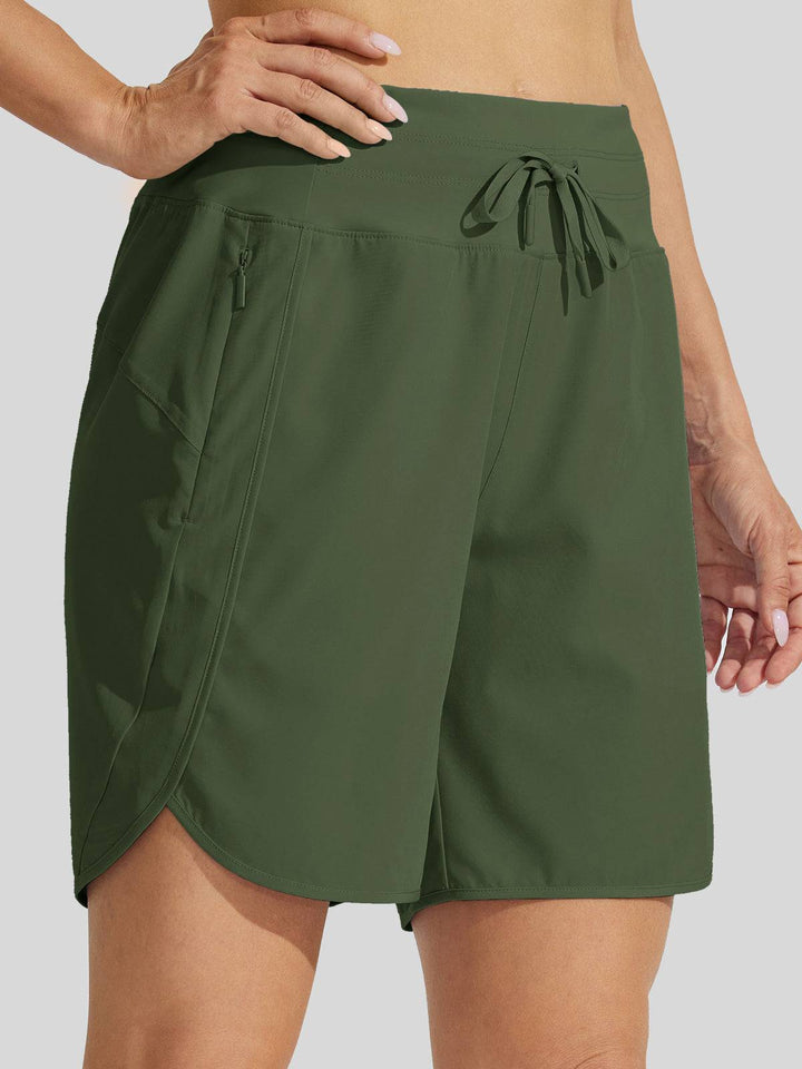 Pantalones Cortos Utilitarios Activos de 7 Pulgadas para Mujeres