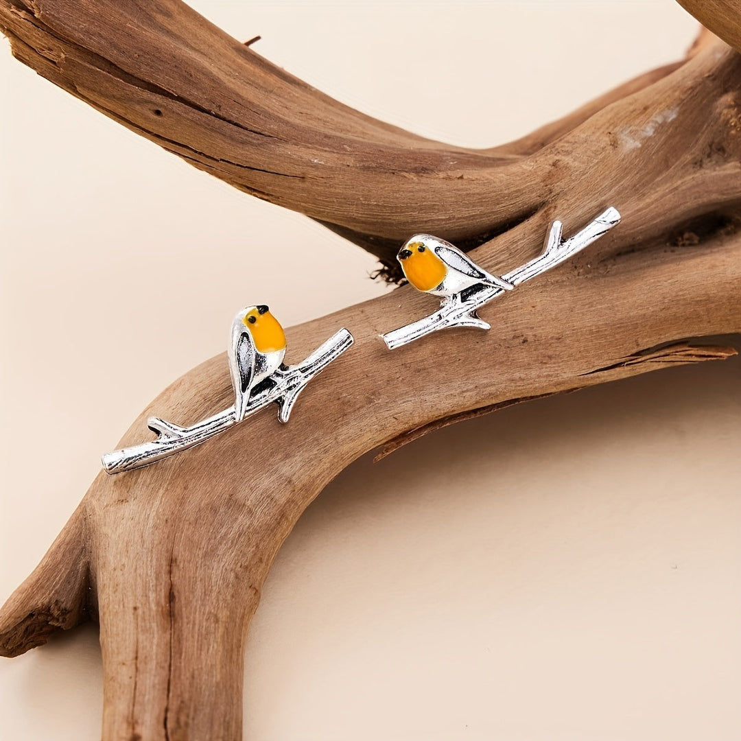 Delicate Bird Earrings Handmade