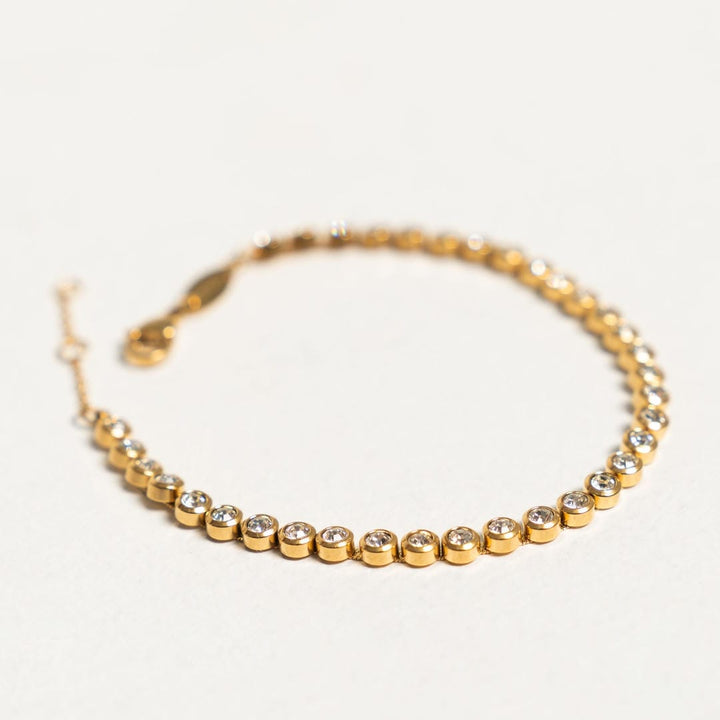 Pulsera de Tenis Clásica de Plata o Oro