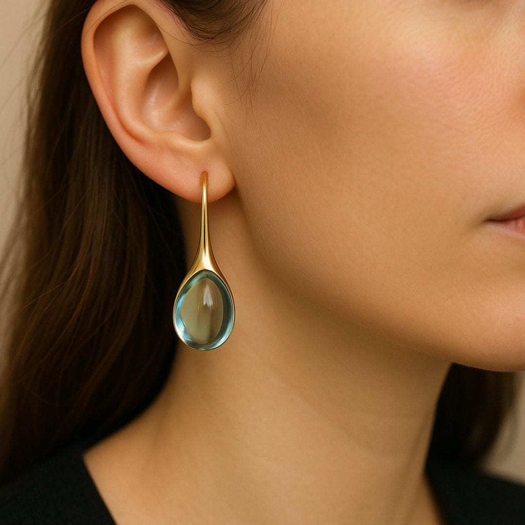 Pendientes de Cristal Minimalistas