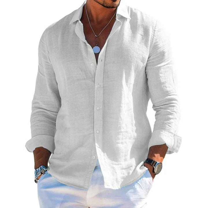 Cazel | Camisa elegante de tejido transpirable