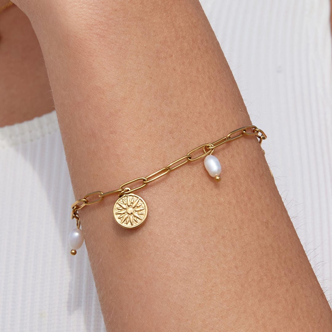 Pulsera Radiante de Sol Dorado