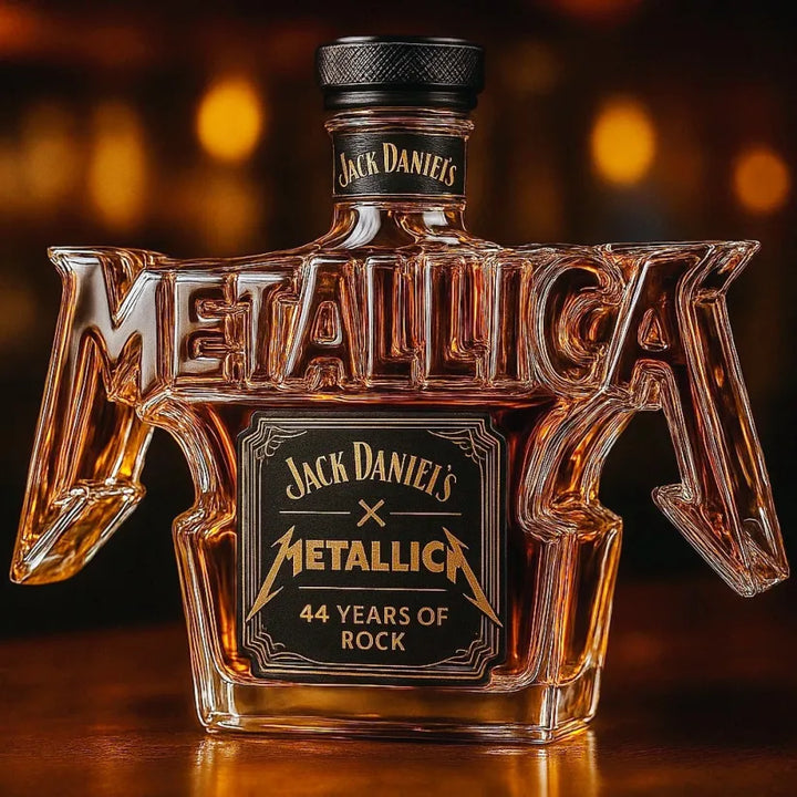 Botella de Whiskey - Edición Rock Metallica