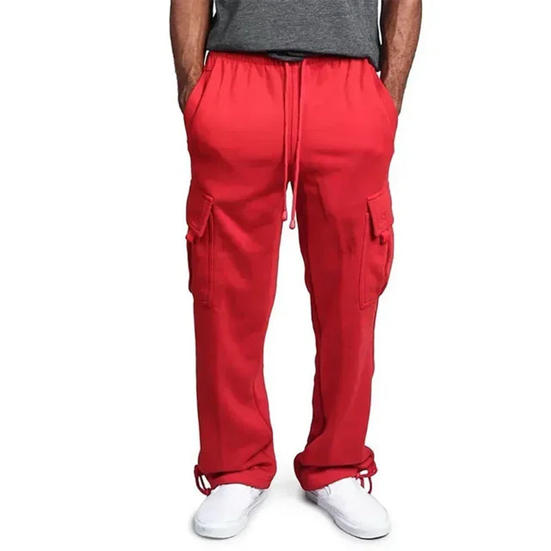 Pantalones de deporte cargo de polar - Confort Óptimo para hombre