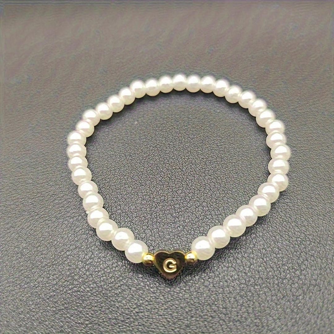 Pulsera de Perlas A-Z
