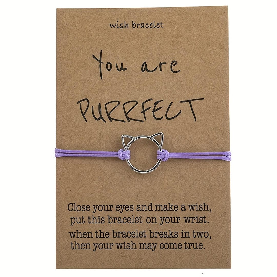 Pulsera de Regalo de Plata Purrrfect