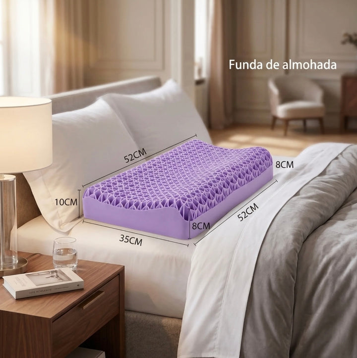 Cojín de aire ergonómico y transpirable para un sueño reparador