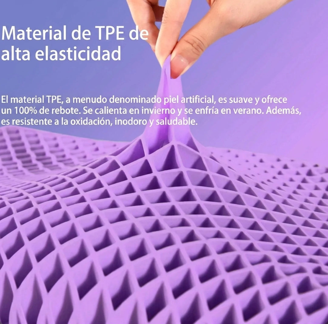 Cojín de aire ergonómico y transpirable para un sueño reparador