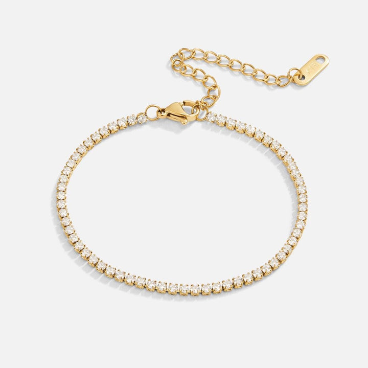 Pulsera de Tenis de Oro Atemporal