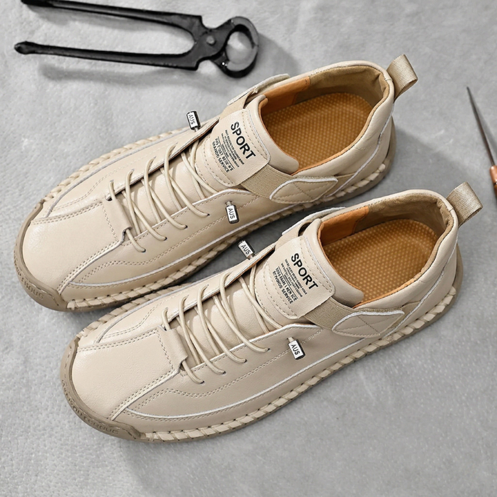 Calder Zapatilla de Cuero Hecha a Mano