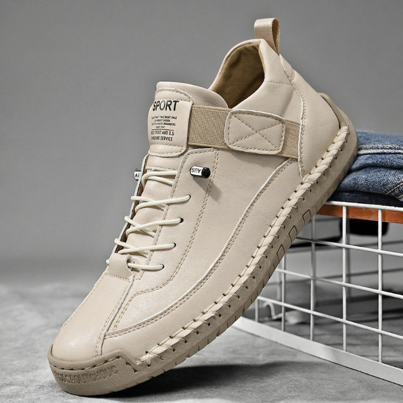 Calder Zapatilla de Cuero Hecha a Mano