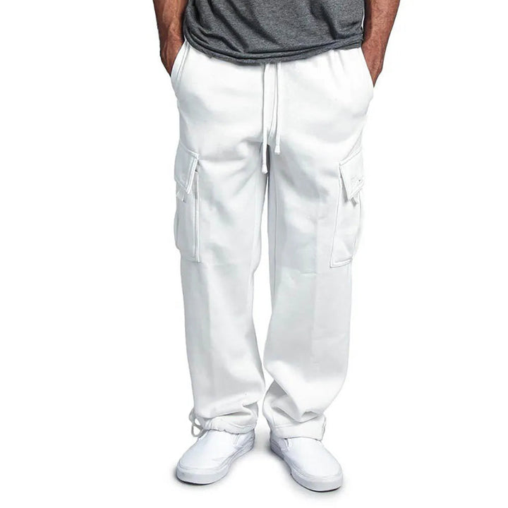 Pantalones de deporte cargo de polar - Confort Óptimo para hombre