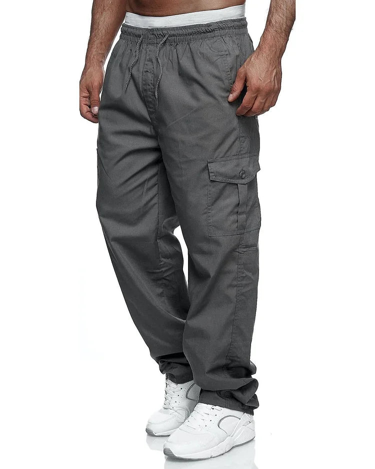 Alexander - Pantalones cargo para hombre, corte relajado