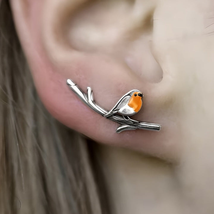 Delicate Bird Earrings Handmade