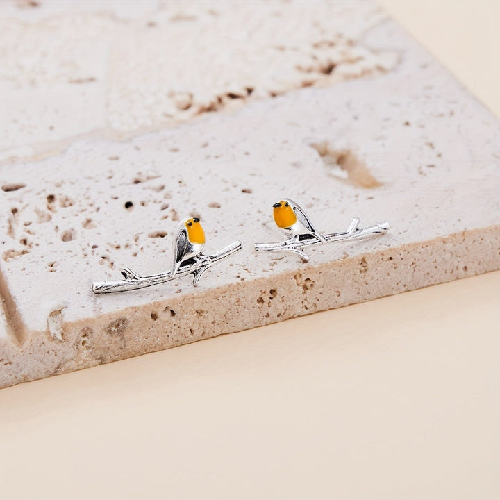 Delicate Bird Earrings Handmade