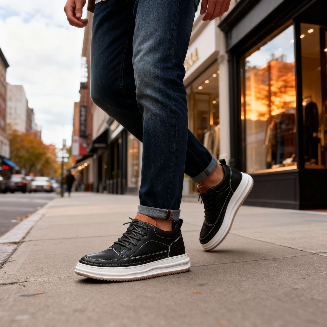 ZAPATILLAS DE CUERO HENRY BLAKE