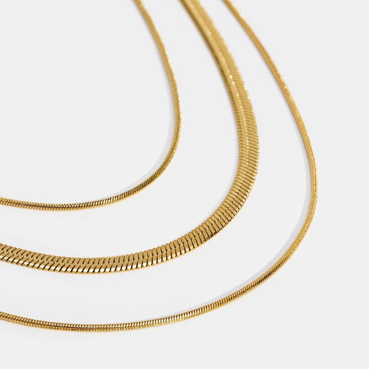 Multilayer Gold Necklace
