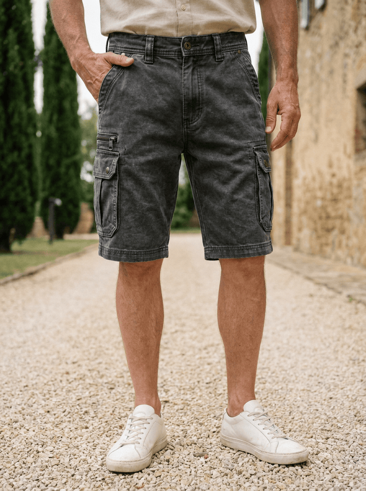Beeckhoven™ | Pantalones Cortos Cargo de Denim Funcionales