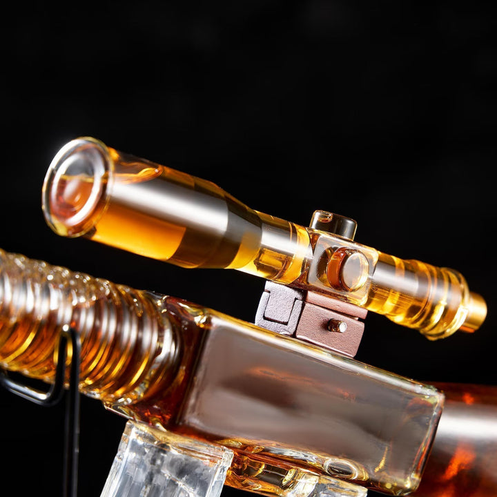 Botella de Whisky - Edición Set de Rifle con Copas