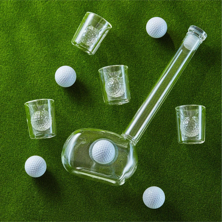 Botella de Whisky - Edición Set de Golf con Copas