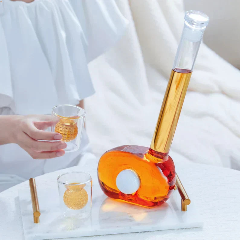 Botella de Whisky - Edición Set de Golf con Copas