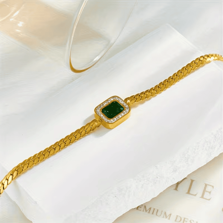 Pulsera de Encanto con Marco Verdoso