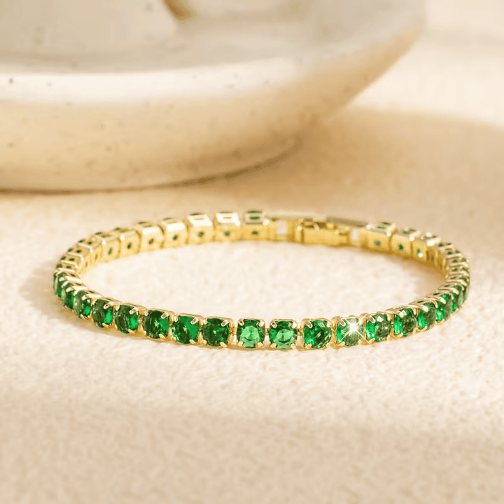 Pulsera de Tenis Luxe Evergreen
