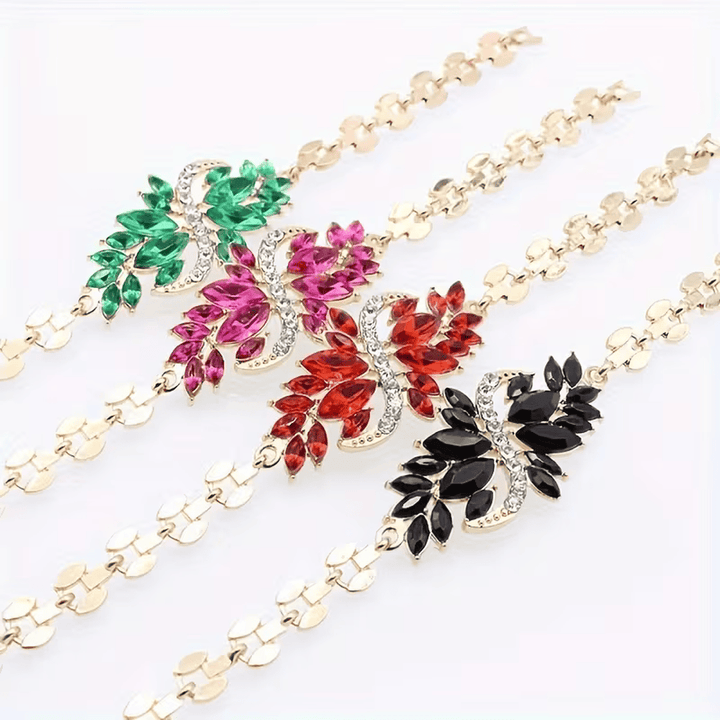 Pulsera Delicada de Flor de Bosque